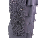 Alex Evenings Womens Tiered Dress Evening Wear Size 12