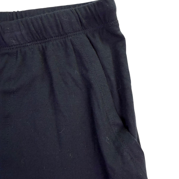 Auden Womens Black Modal Spandex Sleepwear Pajama Set Size L