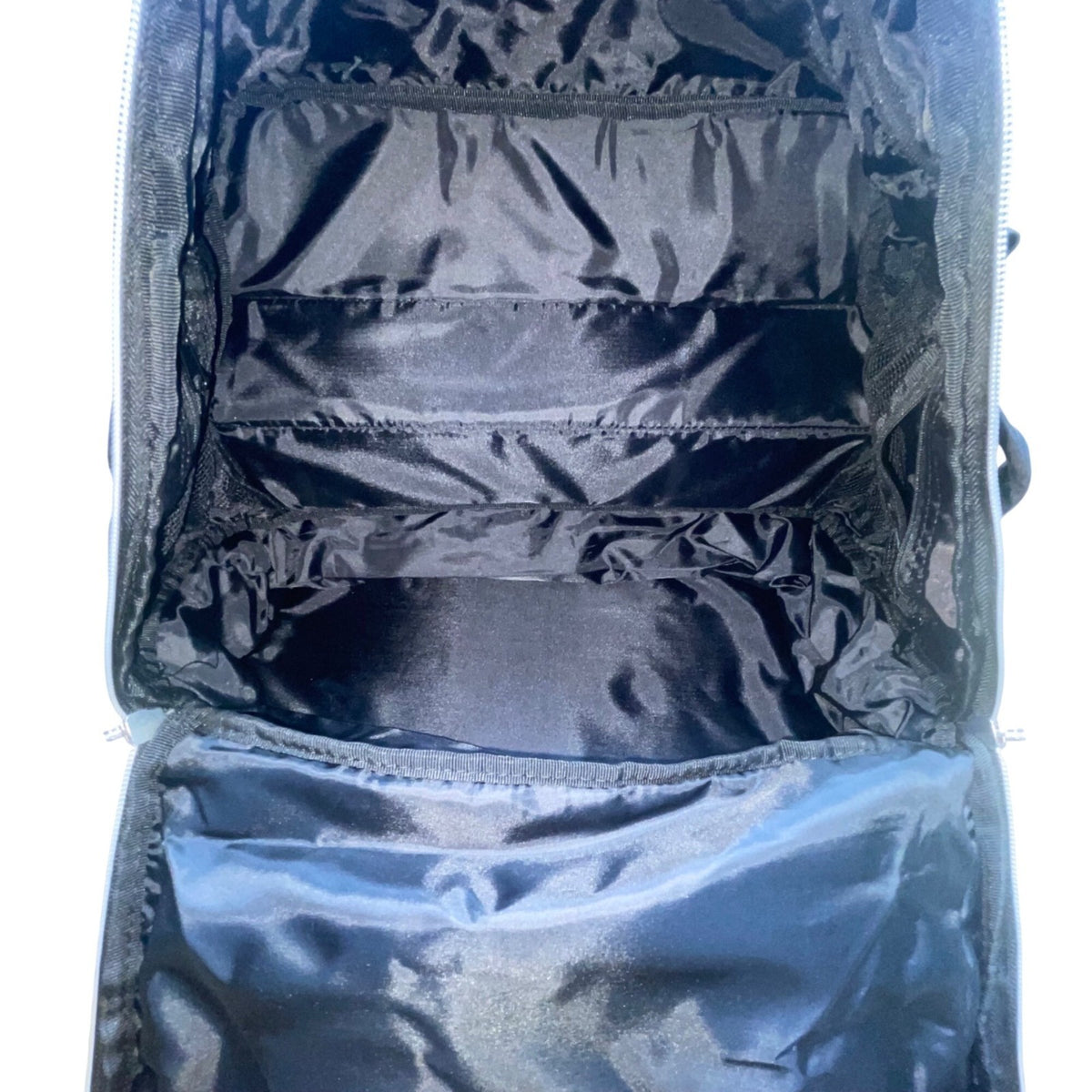 Biaggi Women’s Black Nylon Expandable With Wheels Rolling Carry-On Luggage Bag