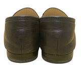 Sam Edelman Women’s Black Leather Gold Bit Detail Slip-On Loafers Size 7M