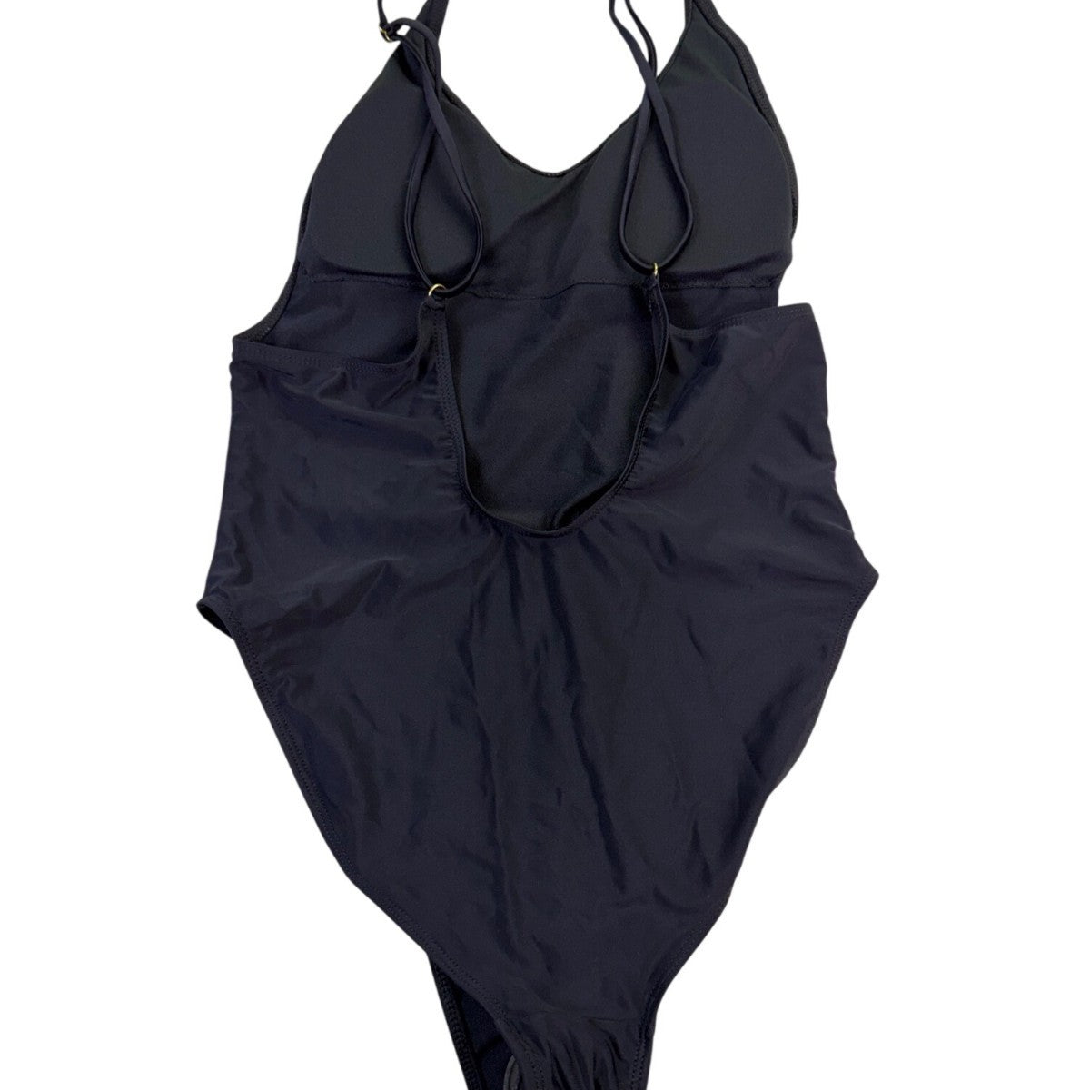 Fashion Nova Womens Black 1-Piece Swimsuit Valerie Deep Scoop Size L