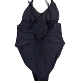 Fashion Nova Womens Black 1-Piece Swimsuit Valerie Deep Scoop Size L