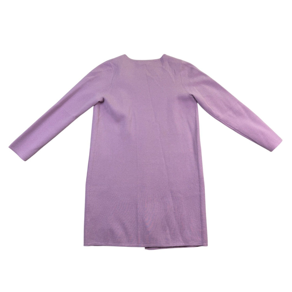 J.Crew Womens Purple Textured Long-Sleeve Lengthy Cardigan With Pockets Size XS