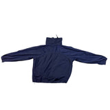 Athleta Womens Navy Nylon Zip-Up Lightweight Windbreaker Jacket Size M