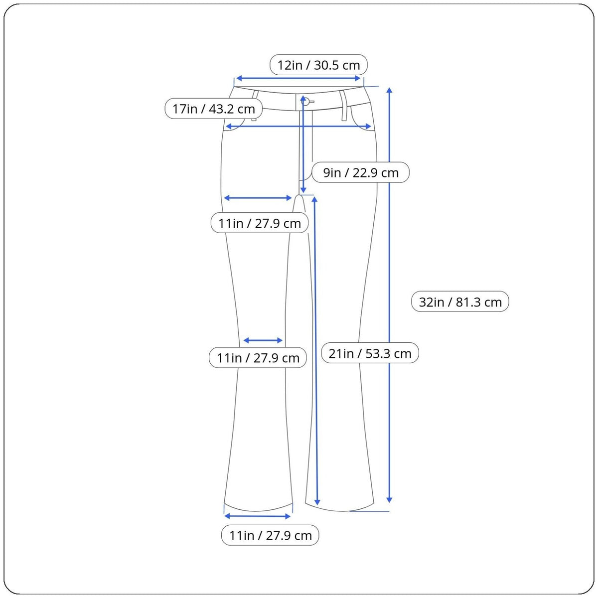 American Eagle Wide Leg Stretch Denim Jeans Womens Medium Wash Size 0