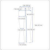 American Eagle Wide Leg Stretch Denim Jeans Womens Medium Wash Size 0