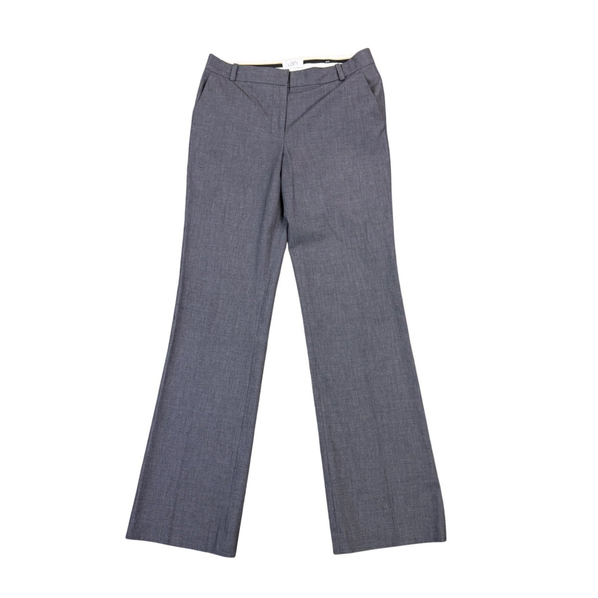 Ann Taylor Loft Women Gray Bootcut Dress Pants Size 2