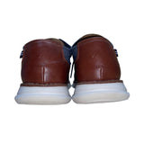 Nautica Men’s Gray & Brown Wrenwood 3 Lace-Up Knit Walking Shoes Size 9