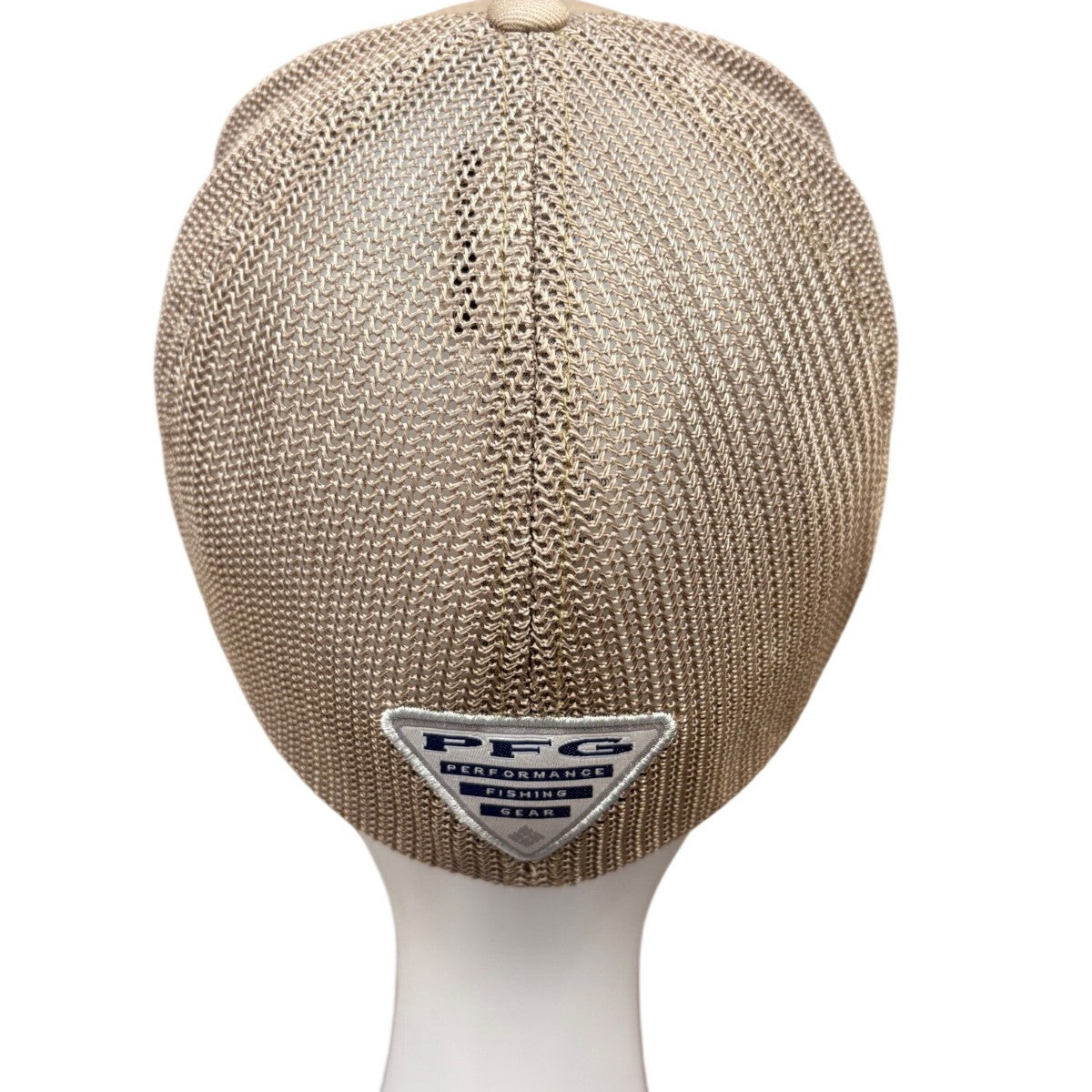 Columbia Unisex Beige Mesh American Flag Outdoor Performance Cap Sz S/M
