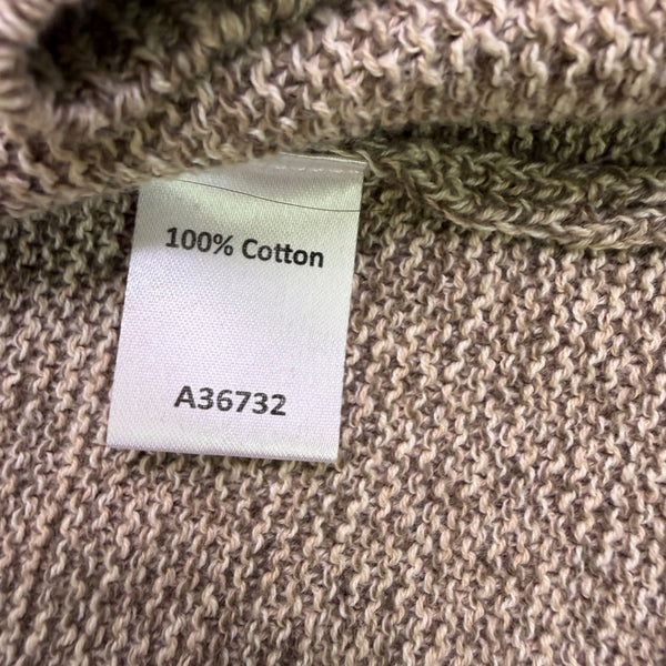 Appleseeds Womens Beige Open Front Cardigan Sweater With Pockets Size 1X