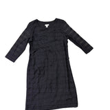 Chicos Womens Black Lace Dress Lined Elegant 3/4 Sleeve Size 2