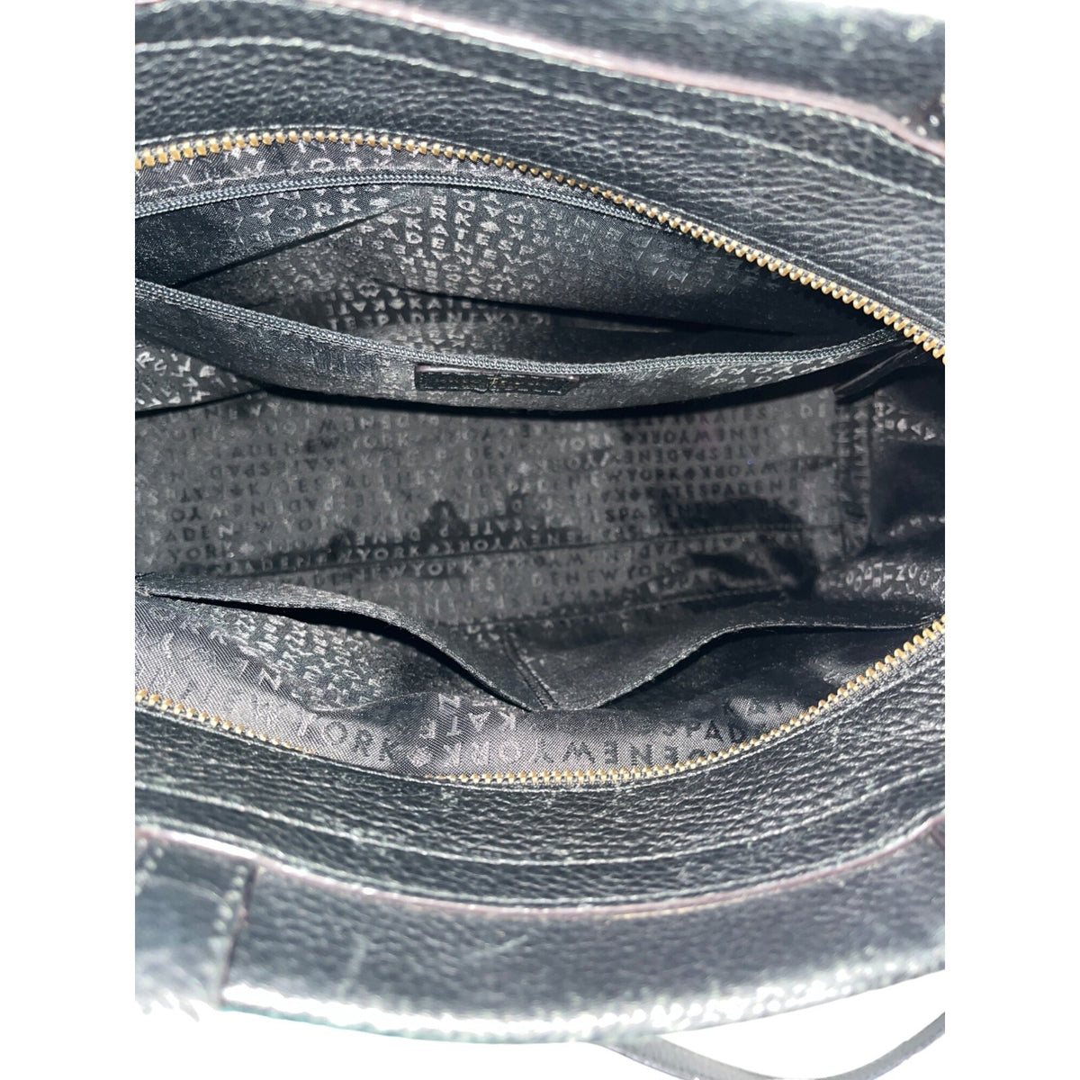 Kate Spade Women's Street Black Pebbled Leather Crossbody Handbag Sz M