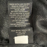 Polo Ralph Lauren Womens Black Shirt Dress With Pockets Belted Size M