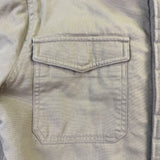 ONeill Mens Beige Cotton Jacket Corduroy Collar Sherpa Lined Standard Fit Size S