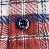 L.L. Bean Mens Russet Plaid Flannel Shirt Reg Traditional Fit Sz XXL