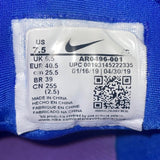 Nike Zoom Men’s Blue & Purple Mesh Lace-Up Athletic Vapor X Shoes Size 7.5