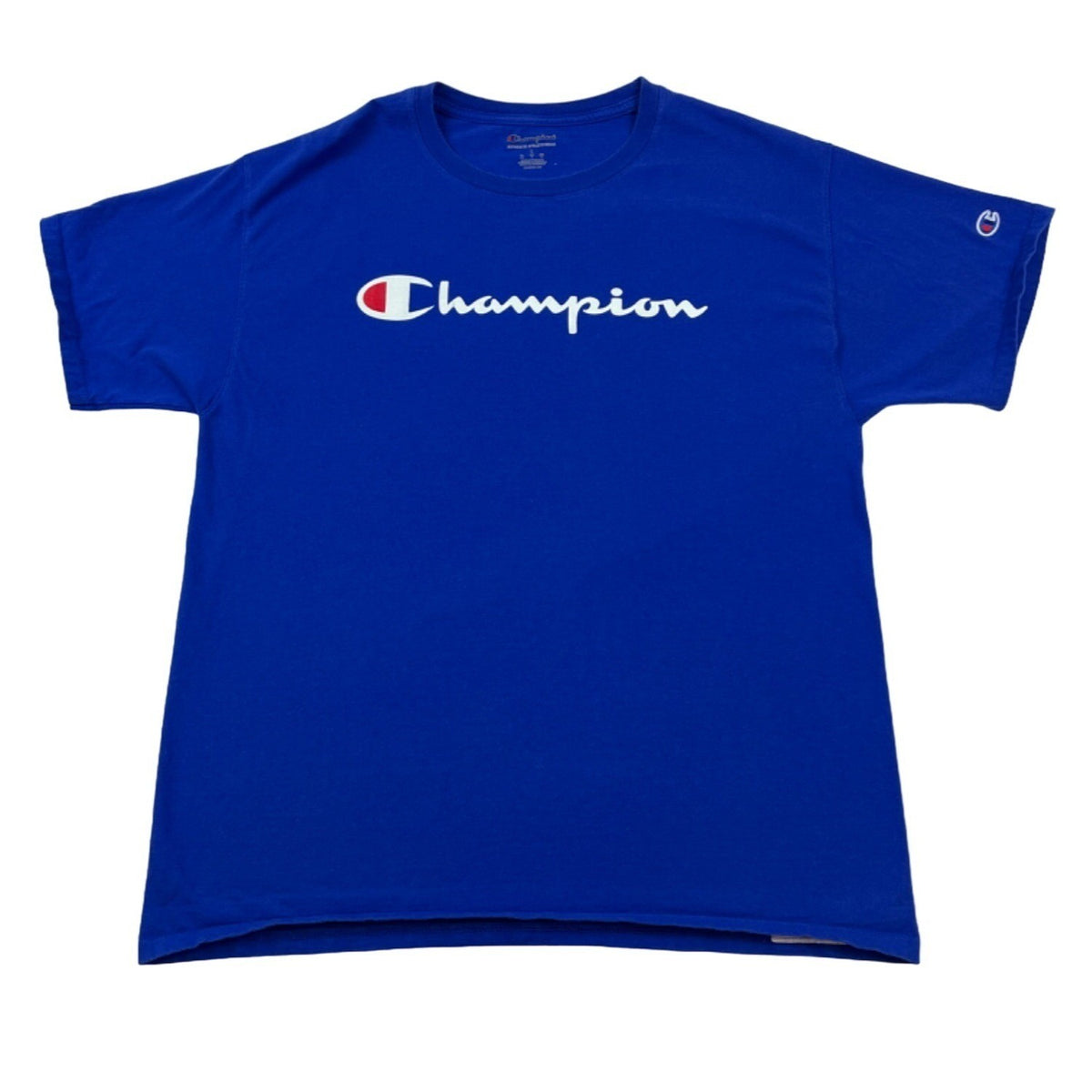 Champion Men's Classic Blue T-Shirt Sz L