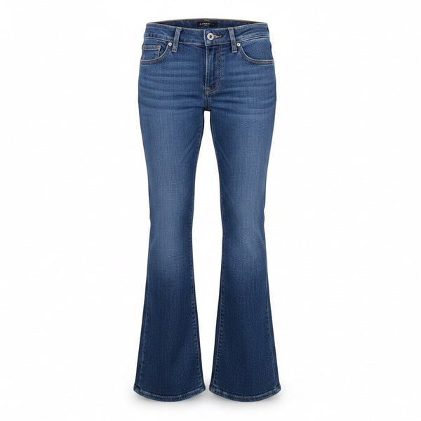 Citizens Of Humanity Womens Blue Cotton Blend Flare Leg Jeans Size 25