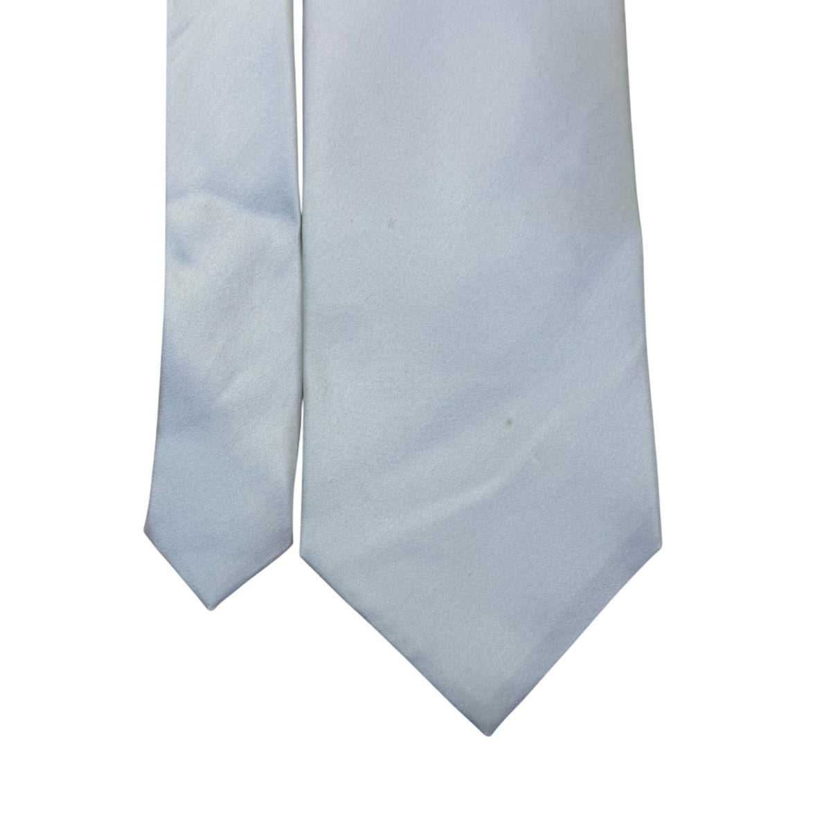 Jonathan Wachtel Mens White 100% Silk Necktie Elegant Formal Wear Accessory