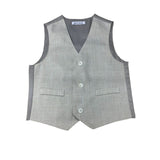 Izod Boy's Gray Dress Vest Sz 3T/3 - NWT