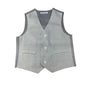 Izod Boy's Gray Dress Vest Sz 3T/3 - NWT