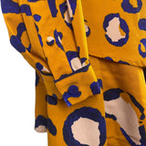 Phillip Lim Women’s Multi-Color Animal Print Polyester Blazer & Skirt Set Size M