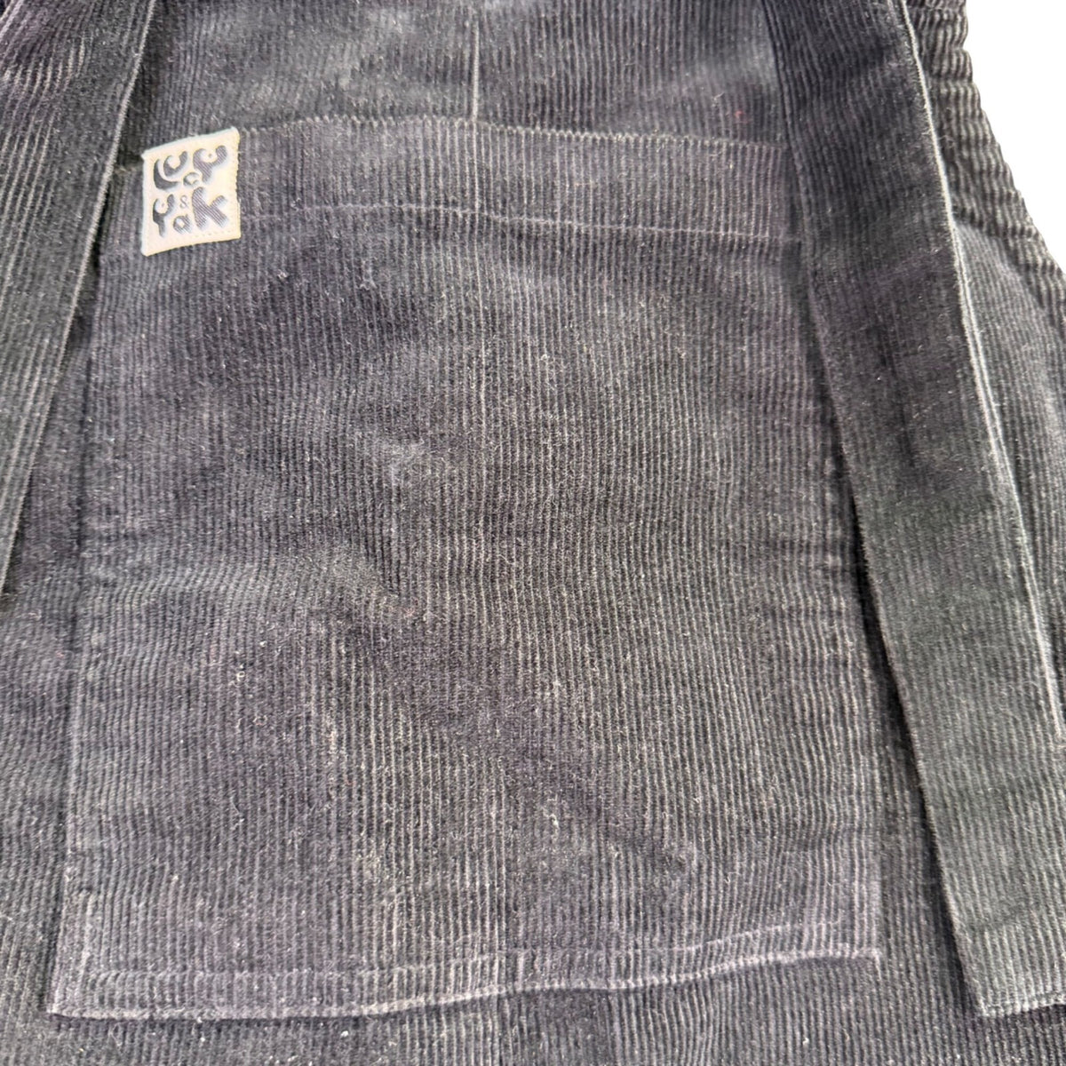 Lucy & Yak Womens Black Corduroy Overalls Adjustable Size UK 8R