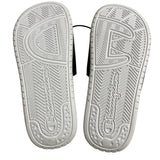 Champion Super Slide CB Sandals Black White Preschool Sz 3