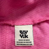 Lucy & Yak Womens Pink Organic Cotton Corduroy Mini Skirt Size US 4 / UK 8