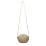 Laura Gayle Women’s Ivory Beaded With Braided Strap Elegant Evening Purse Size S