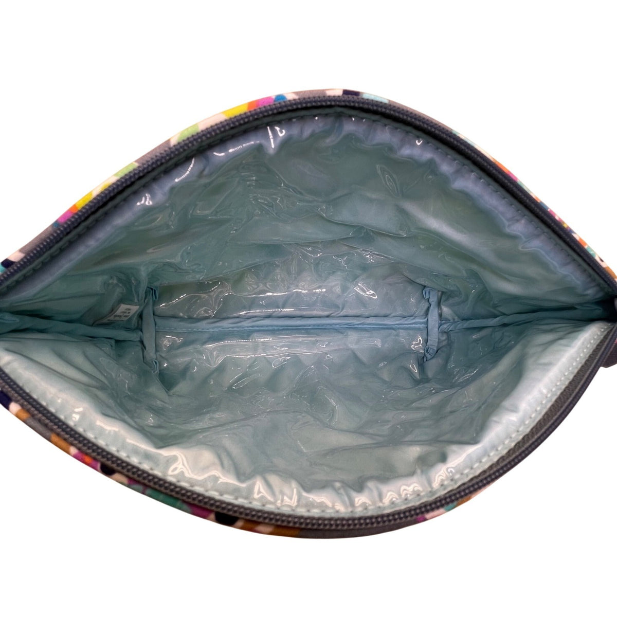 Vera Bradley Multicolor Quilted Medallion Pattern Polyester Zipper Cosmetic Bag