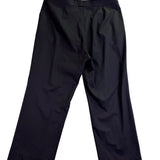 Lafayette 148 Black Wool & Elastane Womens Straight-Leg Trousers Size 12