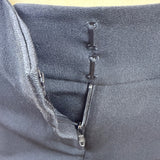 Kasper Womens Black Cropped Pants Side Zipper Closure Slim Fit Size 12P- New