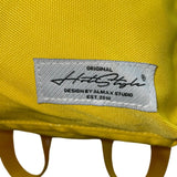HotStyle Yellow Nylon Adjustable Straps Front Zipper Pocket Mini Backpack