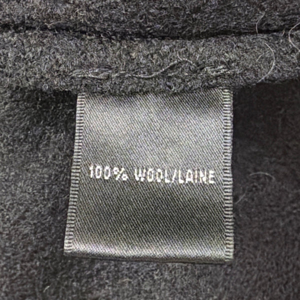 Lafayette 148 Womens Black Wool Ruffled Blazer Button Front Size 6P