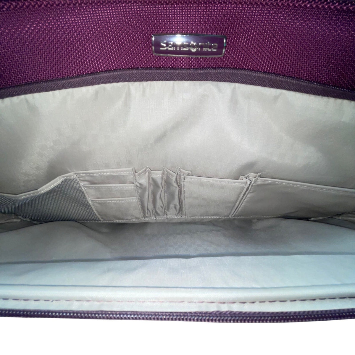 Samsonite Women’s Purple With Adjustable Strap Travel Carry-On Messenger Bag