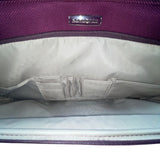 Samsonite Women’s Purple With Adjustable Strap Travel Carry-On Messenger Bag