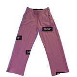 Athleta Womens Purple Cotton Blend Sweatshirt & Elastic Waist Jogger Set Sz XS