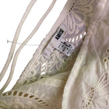 Amuse Society Womens White Cotton Lace Embroidered Mini Dress Boho Style Size S 