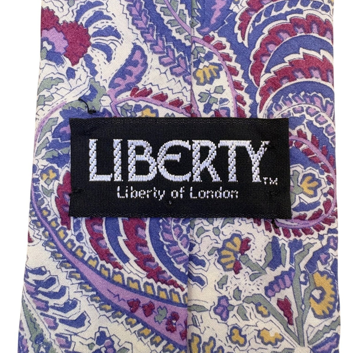 Liberty Mens Multicolor Cotton Paisley Tie Classic Elegant Design