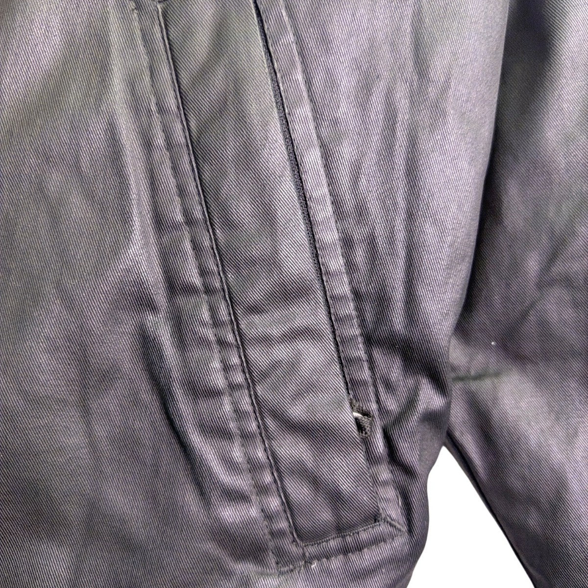 Gap Mens Black Cotton Coated Zip-Up Lightweight Jacket With Pockets Size L