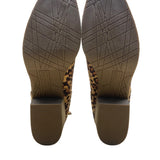Reaction Kenneth Cole Women’s Brown Leopard Print Back Zip  Sz 8.5