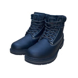 Xray Men’s Black Faux Leath Lace-Up W315 Fullman Work Boots Size 7.5