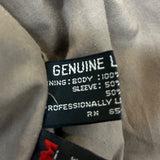 Vintage 80s Expedition by Robert Comstock Brown Pilot Leather Jacket Sz XL