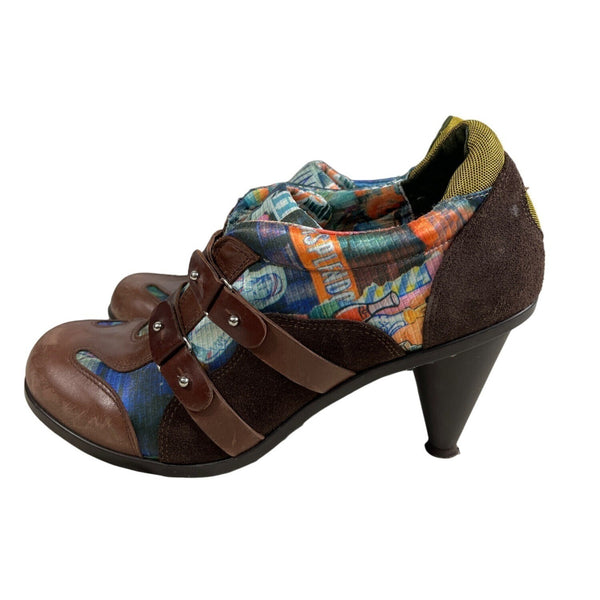 M Sport Women's Brown Cómic Heeled Shoes Sz 10