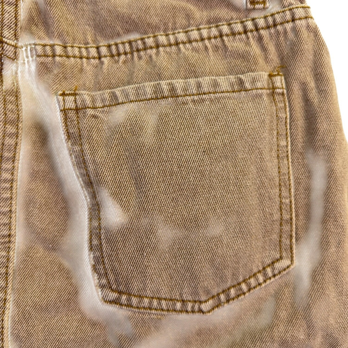Fashion Nova Womens Brown Washed Micro Mini Skirt W/ Pockets Size M