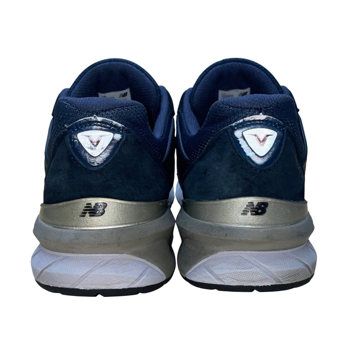 New Balance Men’s Navy Suede & Mesh 990v5 Running Course Shoes Size 11.5 4E Wide
