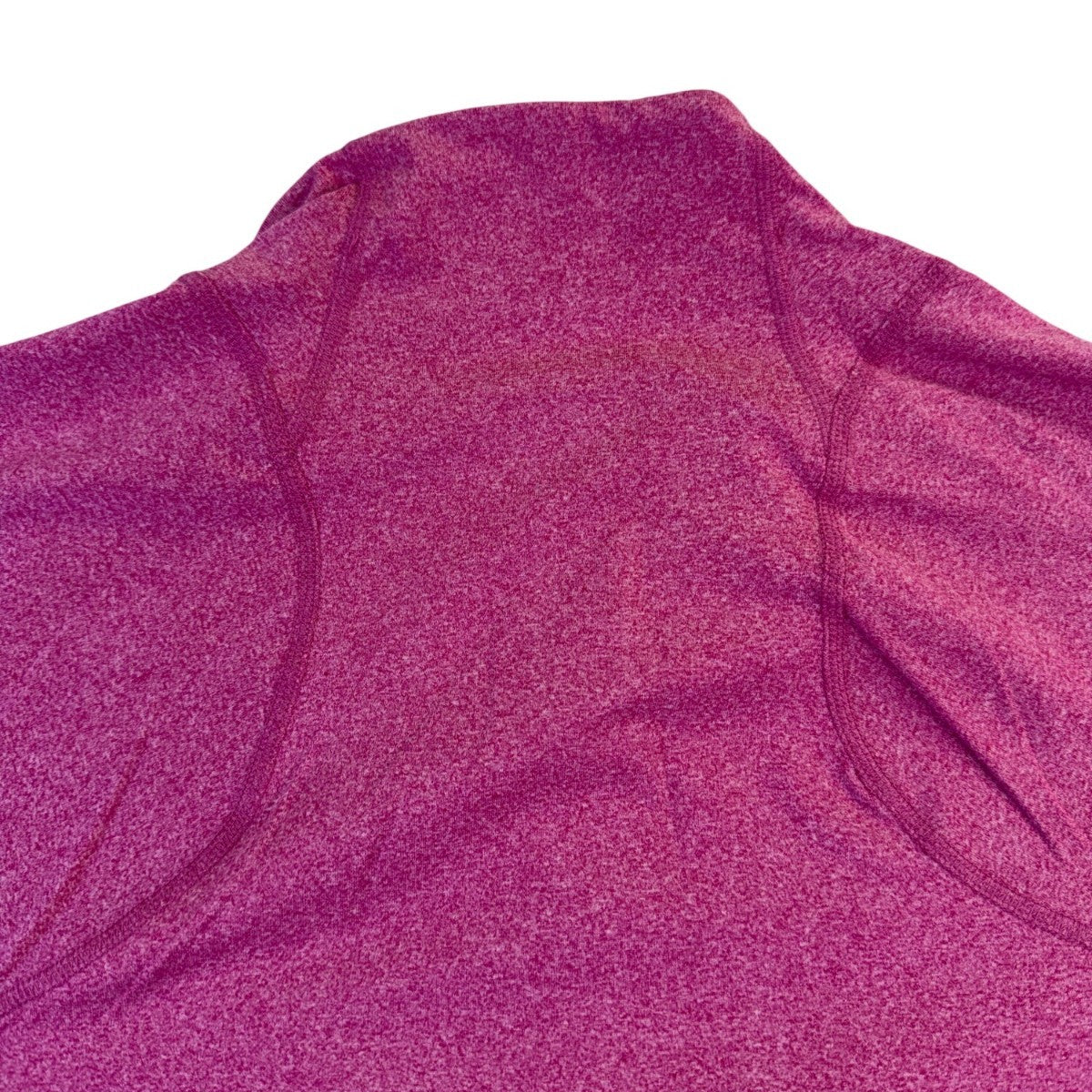 Nike Womens Pink Dri-Fit 3/4 Sleeve Zip Pullover Workout Shirt Sz  XL