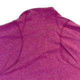 Nike Womens Pink Dri-Fit 3/4 Sleeve Zip Pullover Workout Shirt Sz  XL