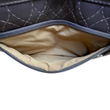Travelon Women’s Brown Quilted Adjustable Strap RFID Protection Crossbody Bag